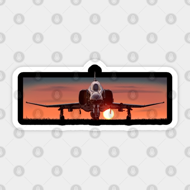 F-4 Phantom Sticker by sibosssr